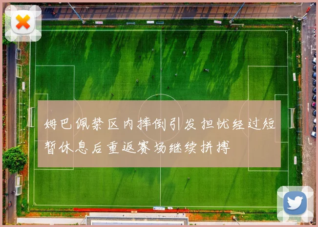 姆巴佩禁区内摔倒引发担忧经过短暂休息后重返赛场继续拼搏